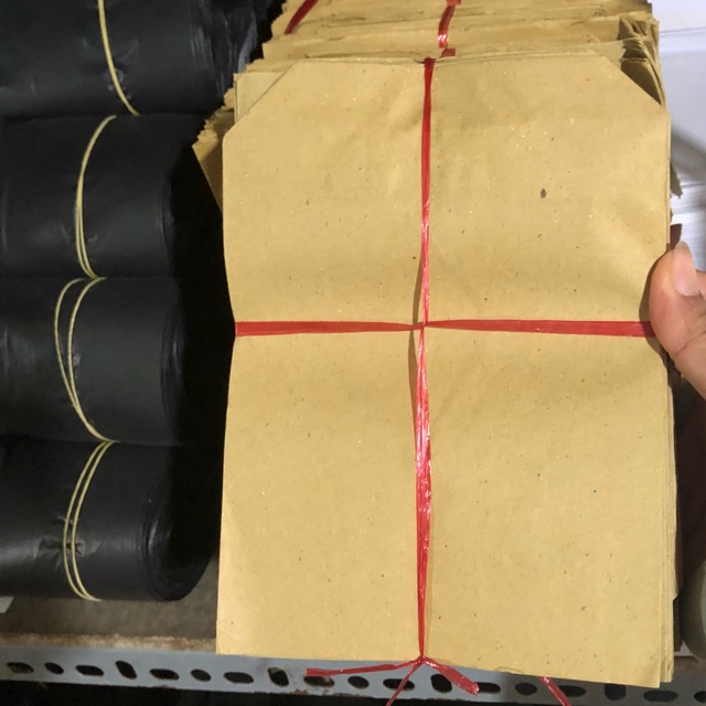 Combo 100 túi giấy xi măng size 16*21, 19*27 - Túi xi măng - 16x21