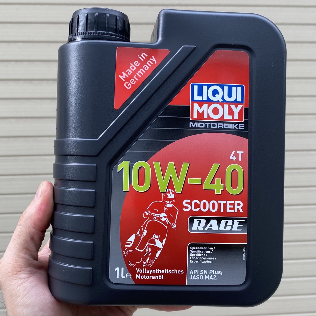 Nhớt Xe Tay Ga Cao Cấp Liqui Moly Scooter Race 10W-40 Made in Germany
