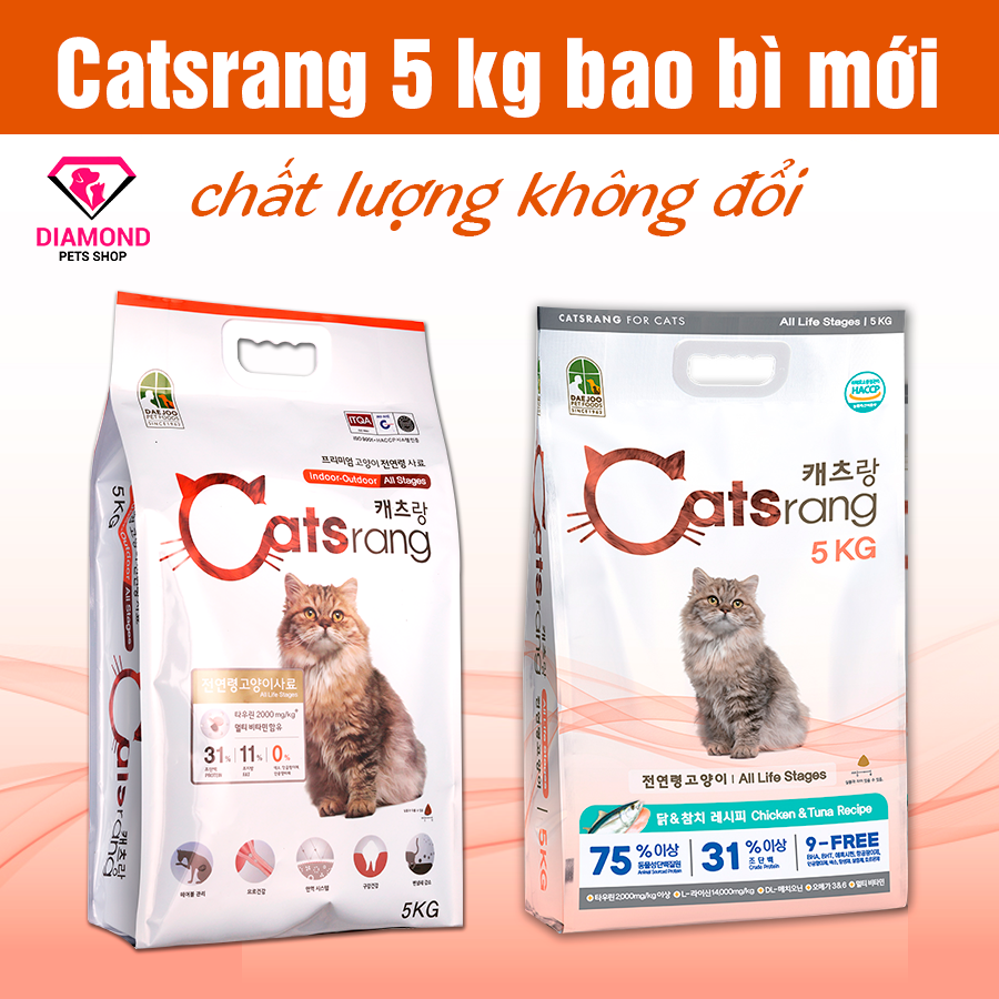 Thức ăn hạt cho mèo Catsrang 1kg