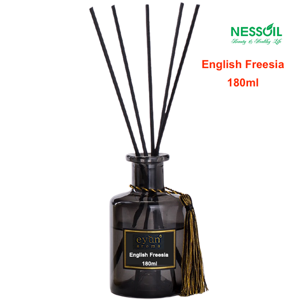 Bộ tinh dầu nước hoa thơm phòng hương Hoa Lan Nam Phi gồm 1 chai tinh dầu to 180ml + 1 bộ 5 que khuếch tán tinh dầu