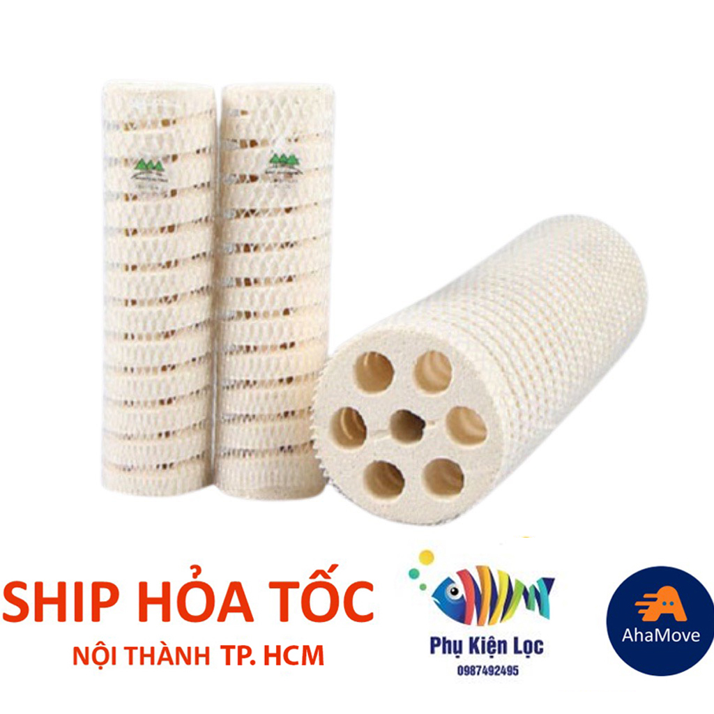 Sứ củ sen thế hệ 1 mountain tree 4cm x 16cm vật liệu lọc hồ cá