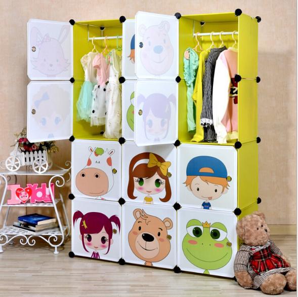 Tủ nhựa ghép 12 ngăn hình thú