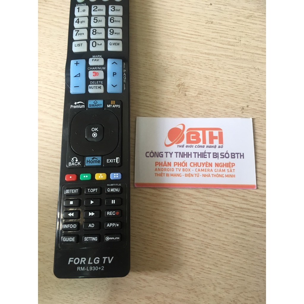 Điều khiển tivi LG Smart LG 930 - Remote dùng cho tivi Led smart tivi LG.