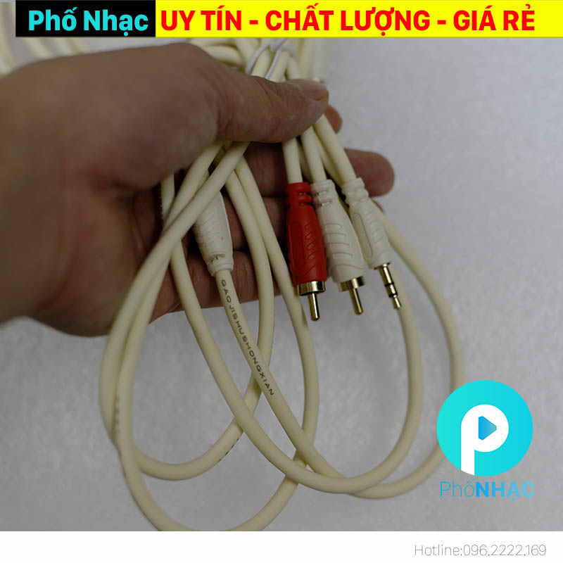 Dây 3.5 ra av- cáp âm thanh 3.5 ra bông sen