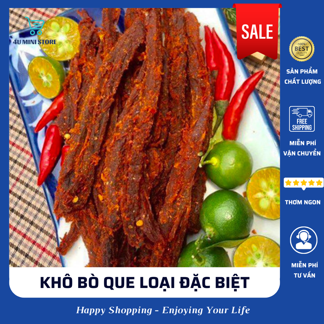 Khô bò que đặc biệt hủ pet 300g