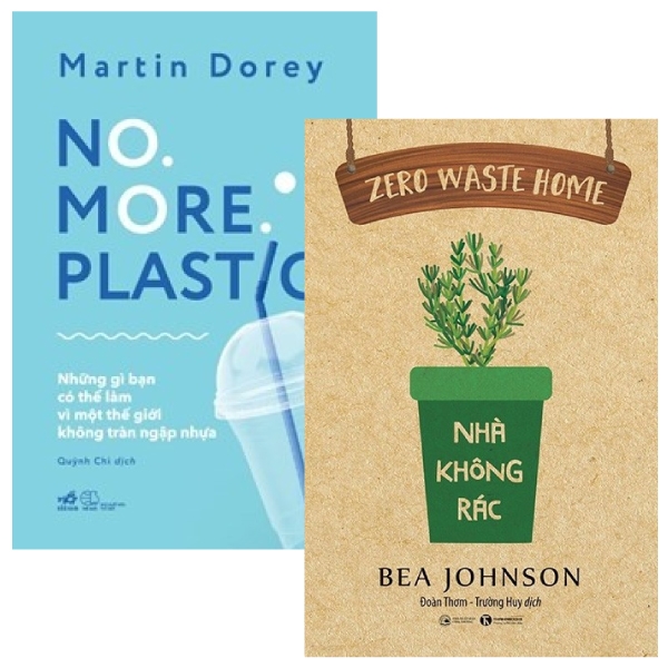 Fahasa - combo sách hay nhà không rác + no more plastic
