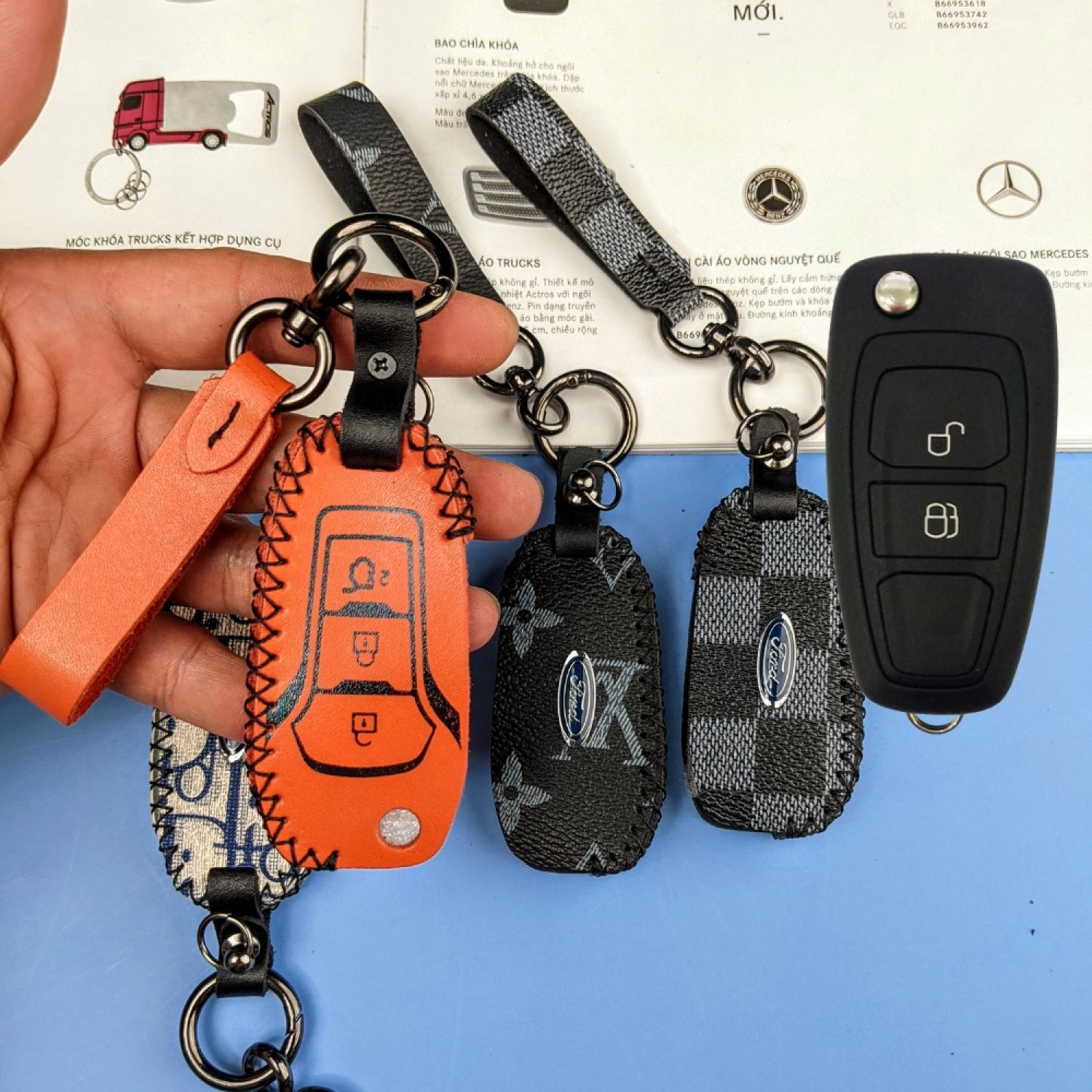 Bao da chìa khóa ford ranger xls,xlt,Bọc chìa khóa ford wildtrak