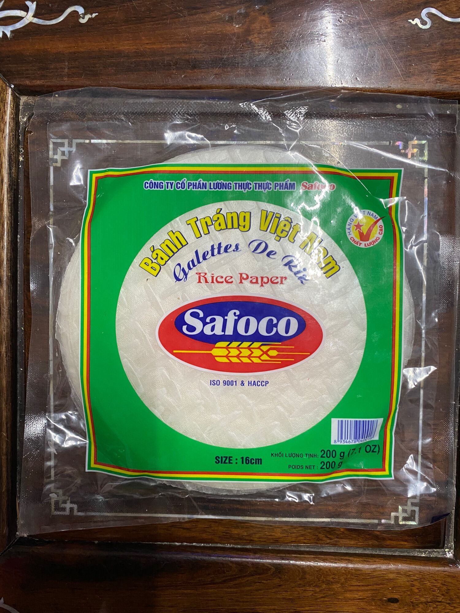 Bánh Tráng Safoco size 16cm