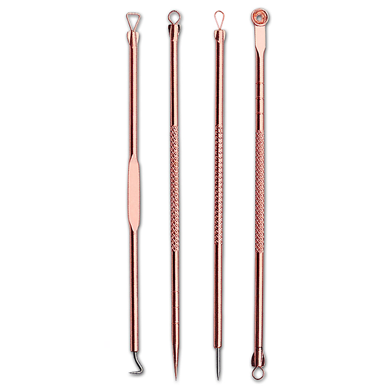 Bộ dụng cụ nặn mụn 4 chi tiết 8 đầu