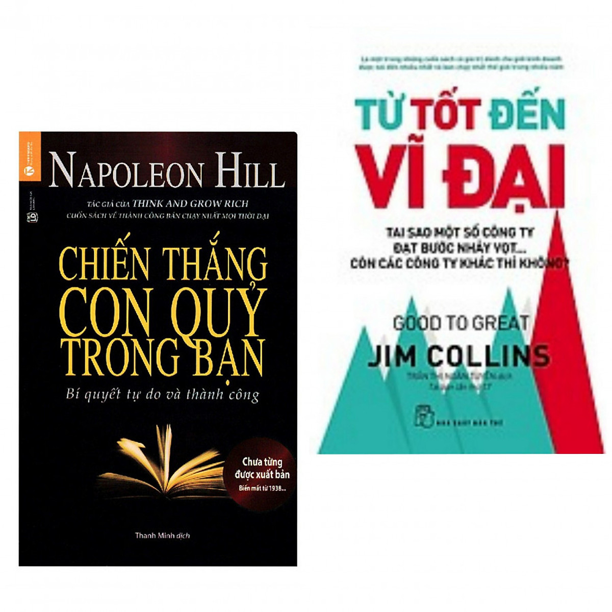 Combo làm giàu hay : Chiến thắng con quỷ trong bạn + Từ tốt đến vĩ đại