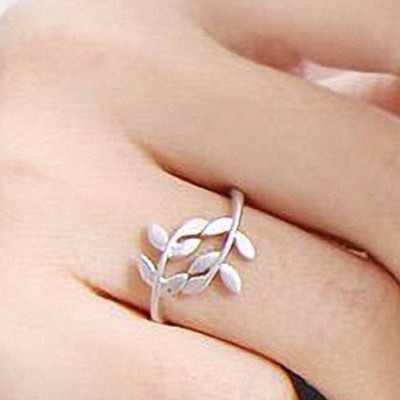 Nhẫn nữ hình lá xinh xắn N08