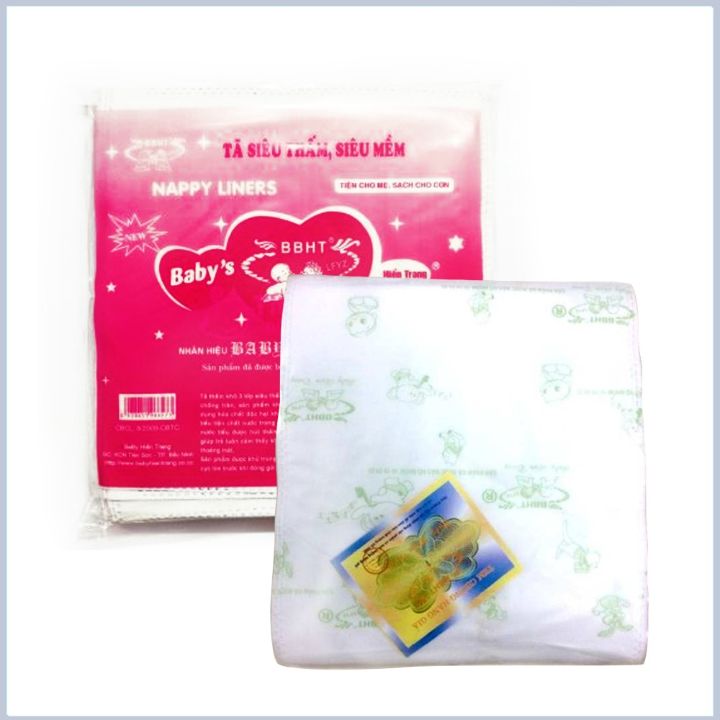 Combo 2 gói Miếng lót phân xu chống thấm 3 lớp Hiền Trang