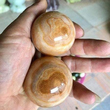 Bi lăn tay đá tự nhiên Serpentine