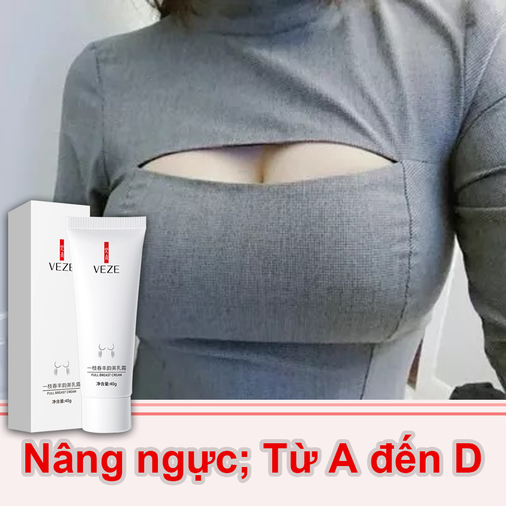 Nâng ngực 40g Kem làm săn chắc vú Cải thiện tình trạng chảy xệ vú sau sinh Ngực căng Nâng ngực Tăng trưởng vú tự nhiên không gây hại 18 ngày nâng ngực Thoát khỏi ngực phẳng