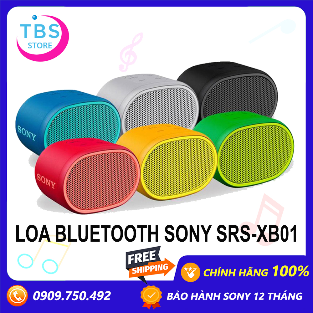 [HCM]Loa Bluetooth Sony Extra Bass SRS-XB01 - Hàng chính hãng sony Việt Nam - Bảo hành 12 tháng
