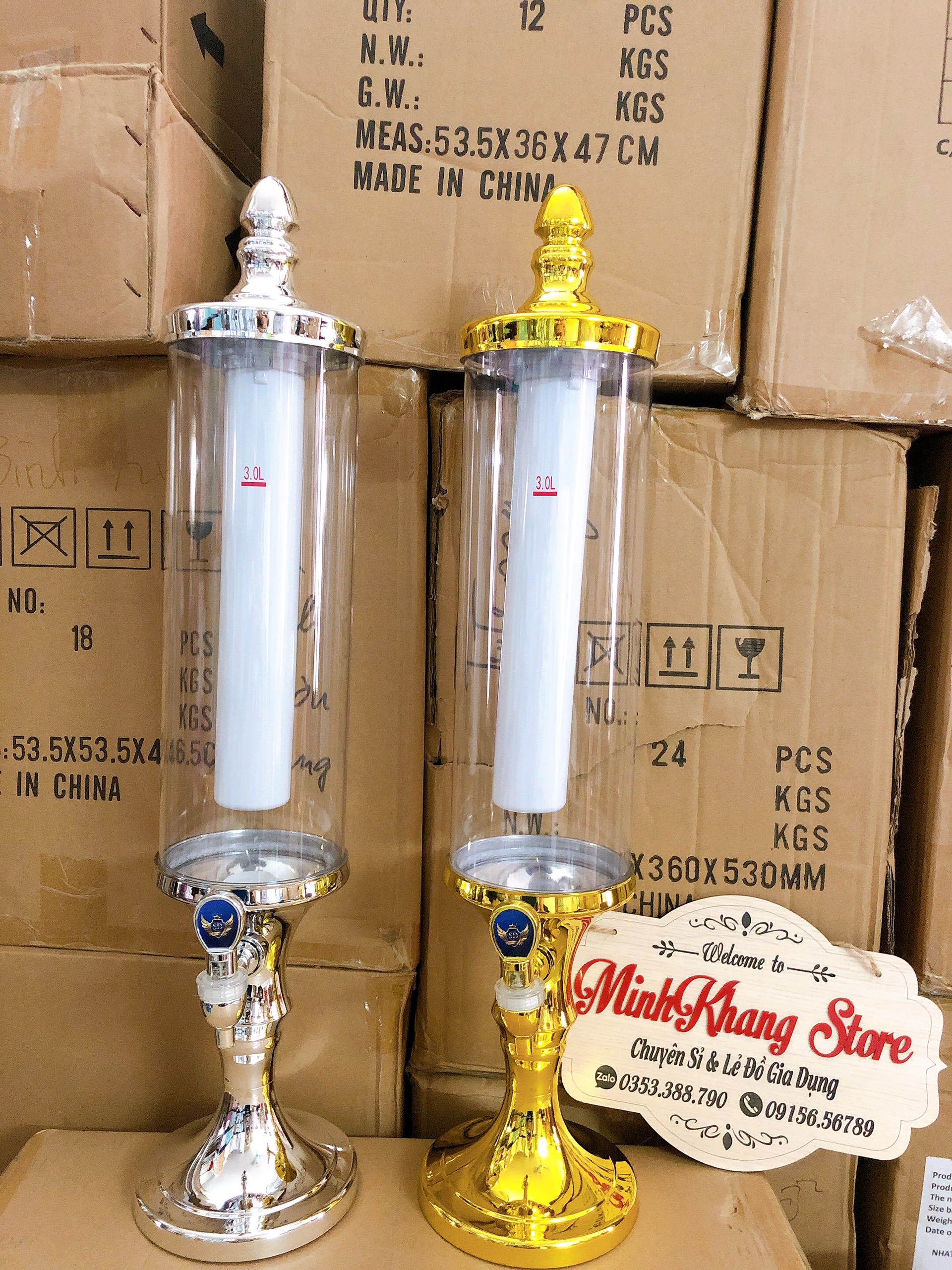 Tháp Bình 3L rót bia cực chất - Bình rót nước cực sang chảnh, tiện lợi, ưa dùng ( SD 20)- Kèm ảnh thật