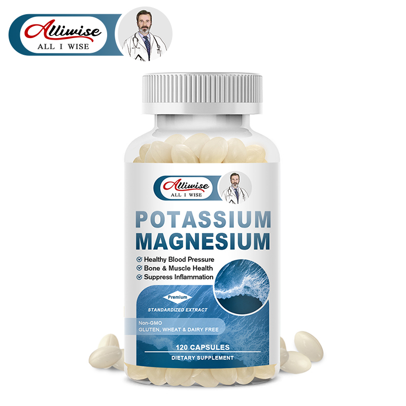 Alliwise Magnesium Potassium Complex to Support Heart health & blood