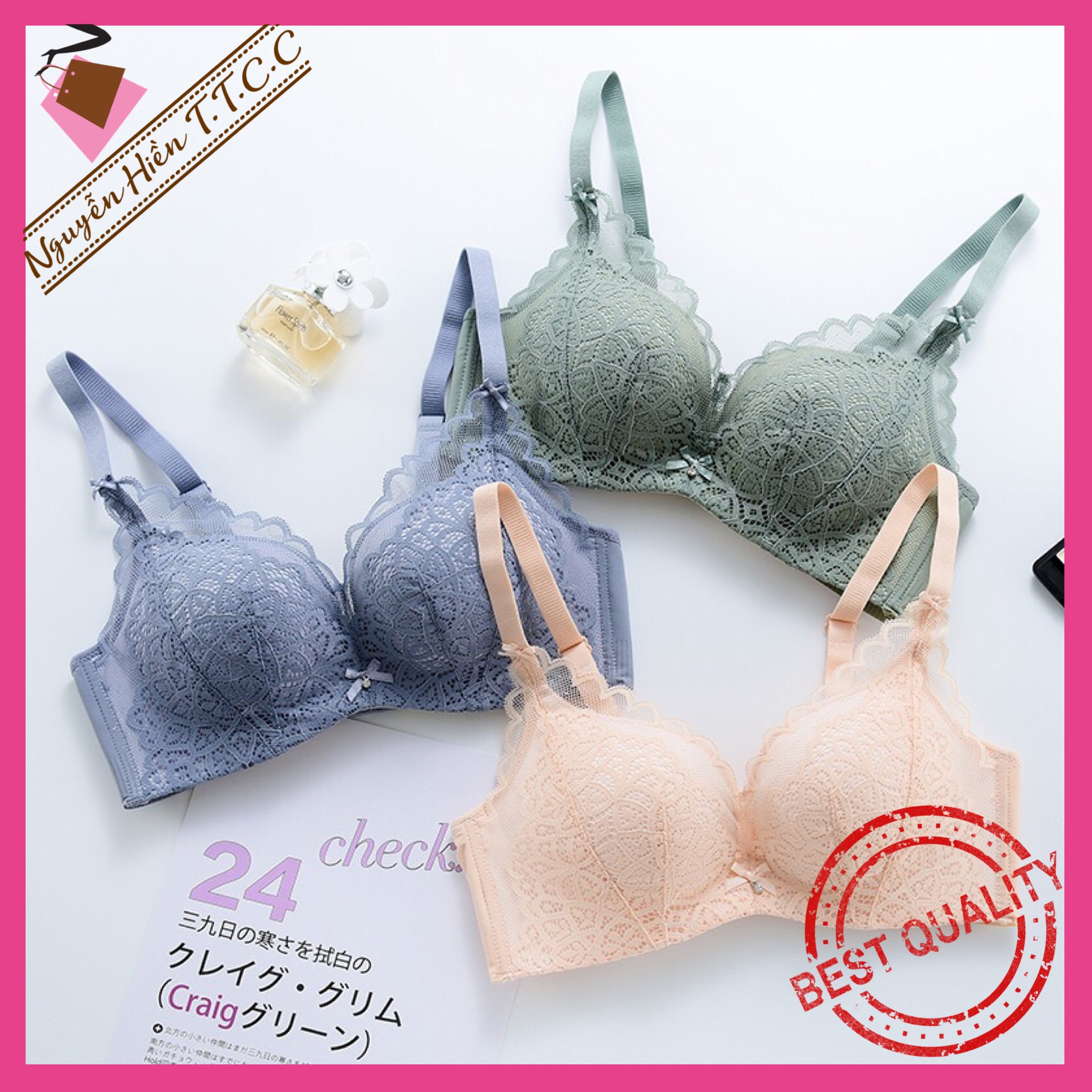 [Đệm 2,5cm] Áo Lót Ren Không Gọng, Đệm Mỏng, Mút Cao Su Siêu  Mềm , Nâng Đỡ Ngực Siêu Đẹp-Mua 2 Tặng Quần Ren 39k-áo lót nữ; áo lót không gọng nữ;áo lót không gọng;áo lót ren nữ;áo lót ren không gọng-Nguyễn Hiền Thời Trang Cao Cấp