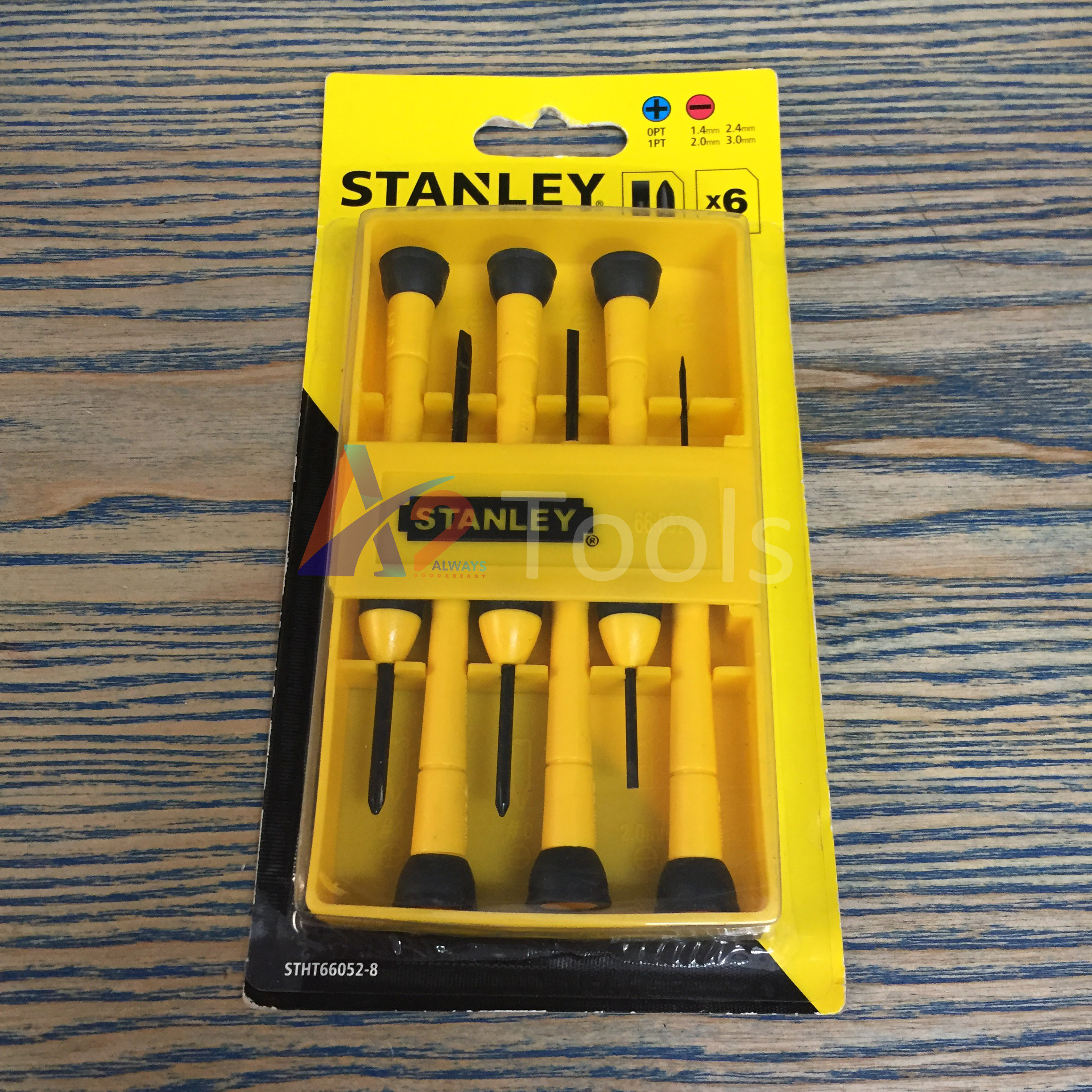 Bộ tua vít đồng hồ điện tử 6pc stanley stht66052-8