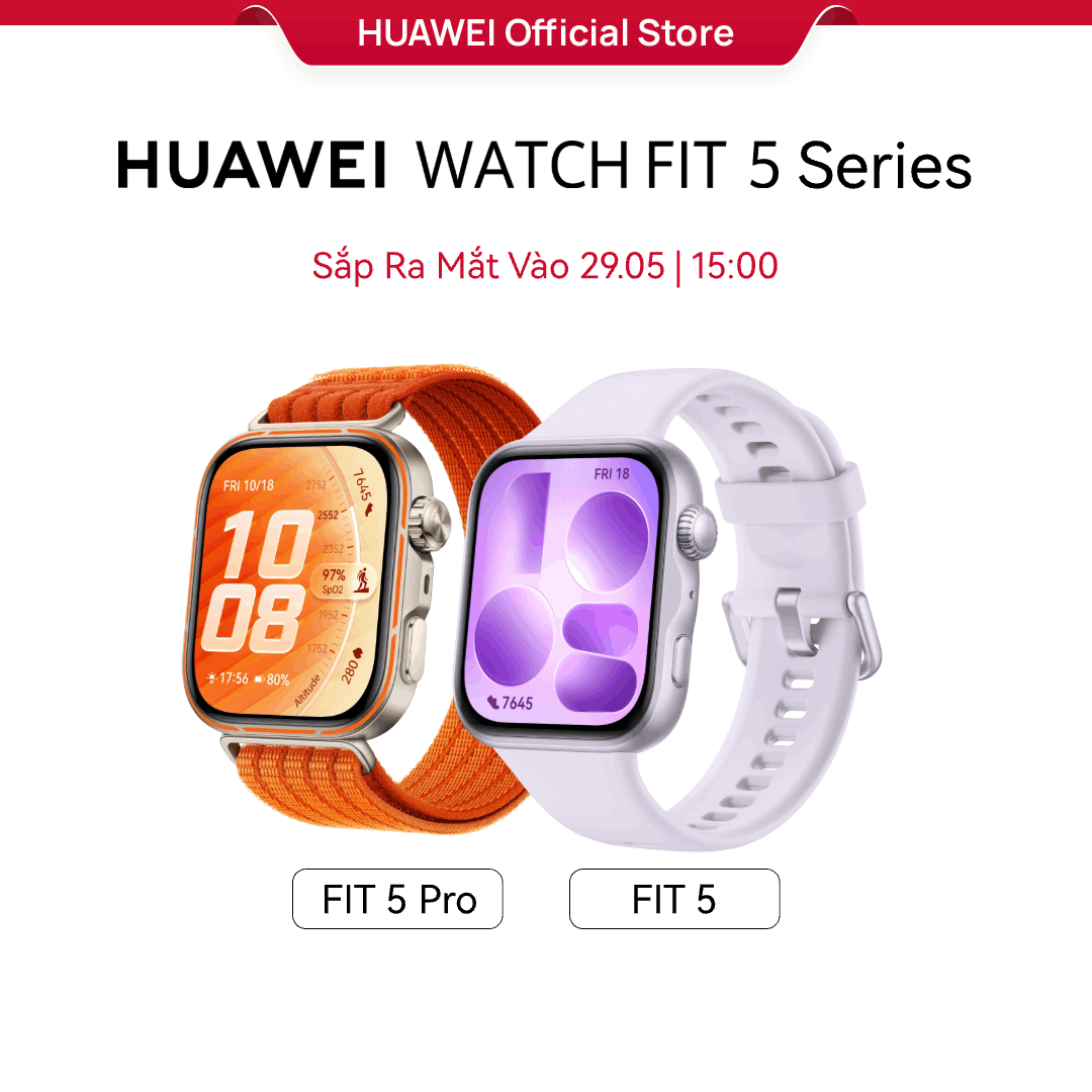 [COMING SOON 29 May 15:00] HUAWEI WATCH FIT 5 SERIES