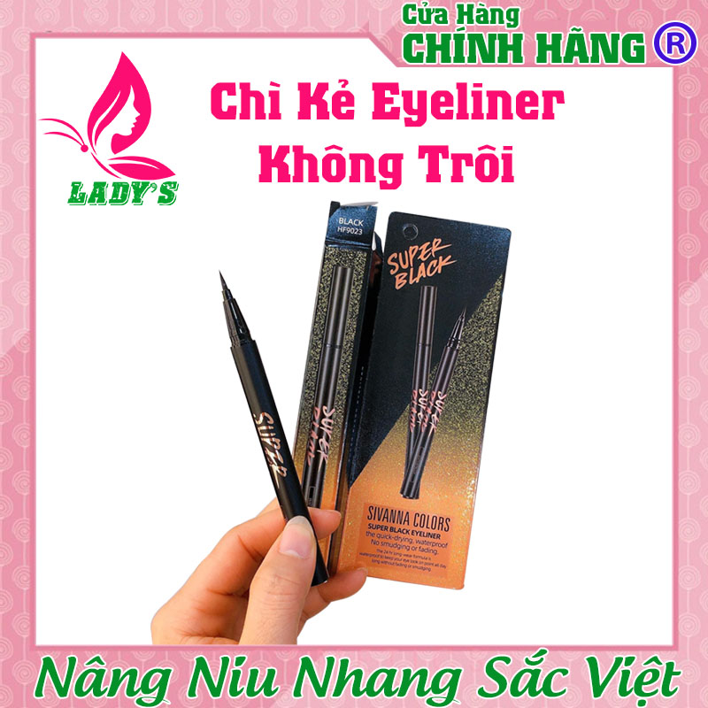 Bút kẻ mắt eyeliner, không trôi, tạo nét vẽ đẹp nhanh, hàng chính hãng