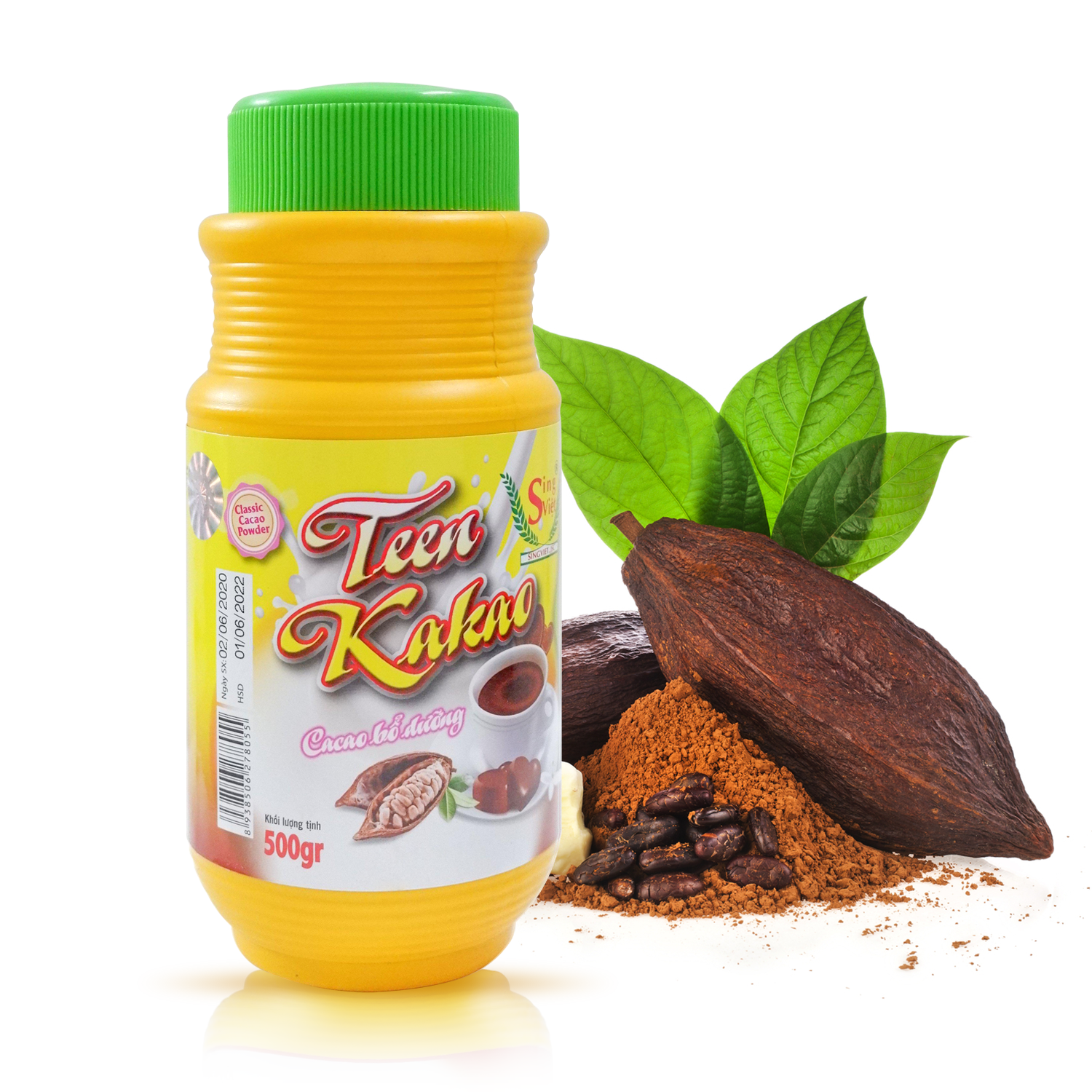 Teen Kakao Sing Việt 500gram, chứa bột cacao là một siêu thực phẩm cho sức