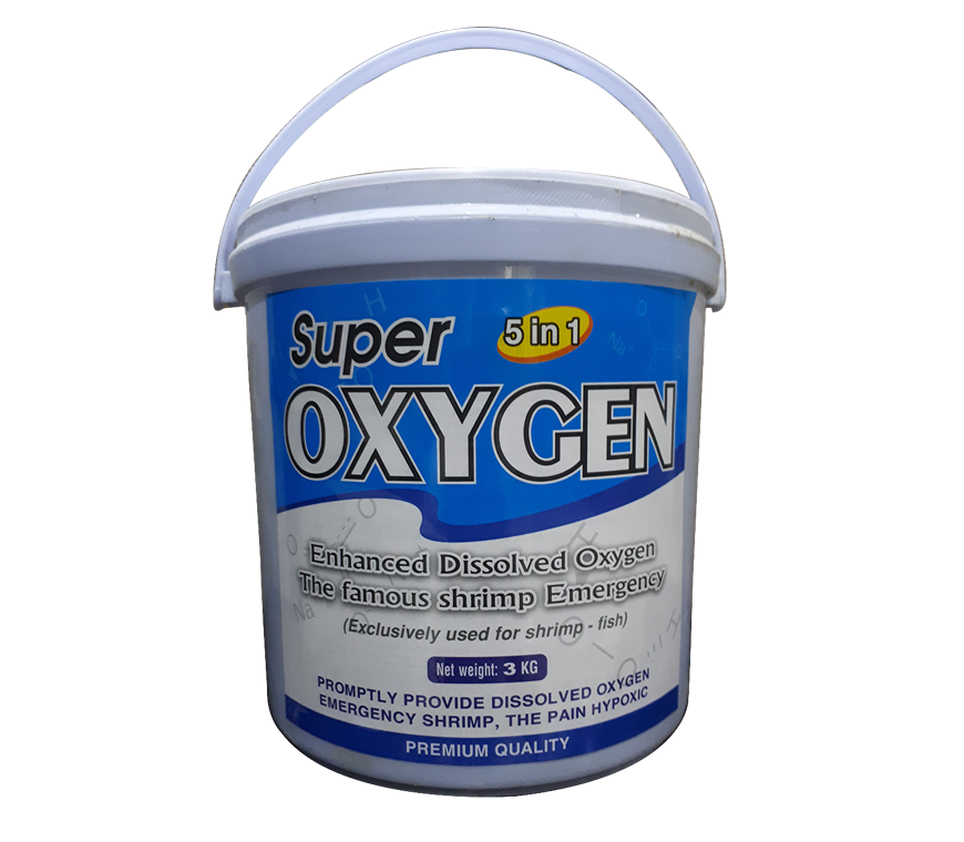 Tăng cường oxy ao nuôi - cấp cứu tôm cá nổi đầu super oxygen