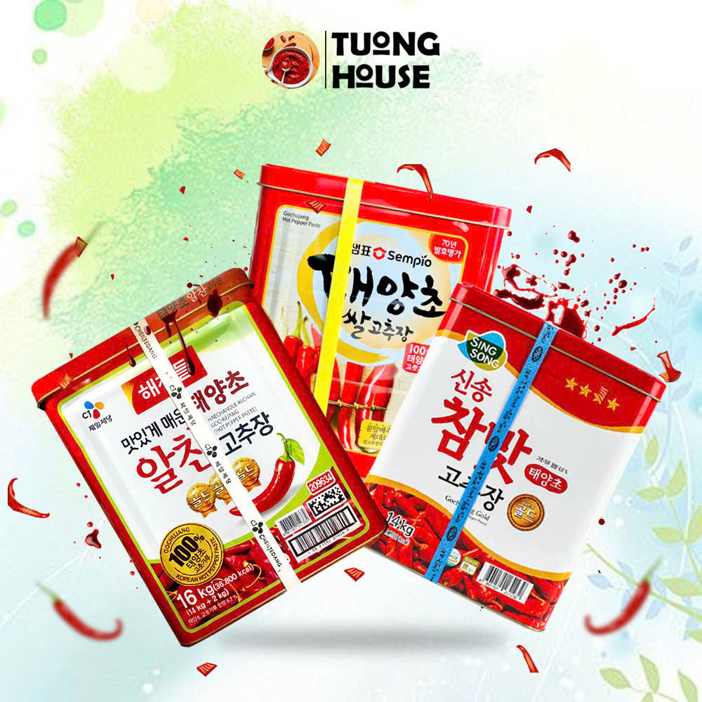 Tương ớt hàn quốc cj 14kg/ singsong 14kg