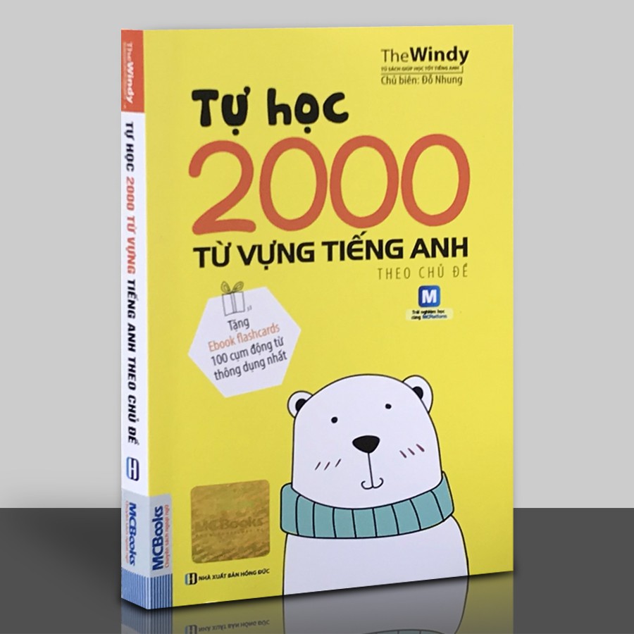 Sách - Tự Học 2000 Từ Vựng Tiếng Anh Theo Chủ Đề Phiên Bản Khổ Nhỏ Dành Cho Người Mới Bắt Đầu - Học Kèm App Online