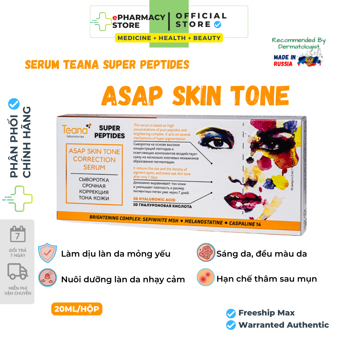 Serum Teana Super Peptides Asap Skin Tone Correction