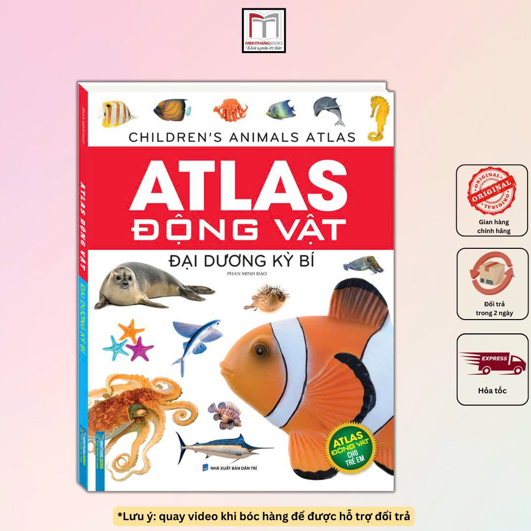 Sách - atlas động vật - đại dương kỳ bí