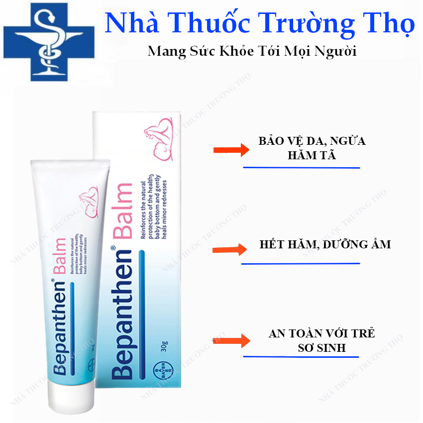 Kem mỡ chống hăm Bepanthen Balm 30g của Đức, date mới