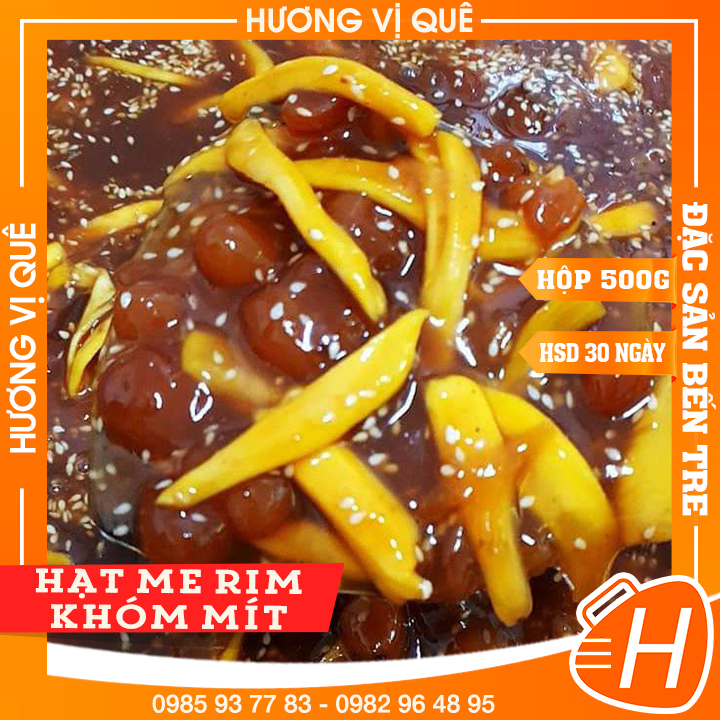 Hạt Me Rim Khóm Mít - Hủ 500g - Đặc Sản Bến Tre