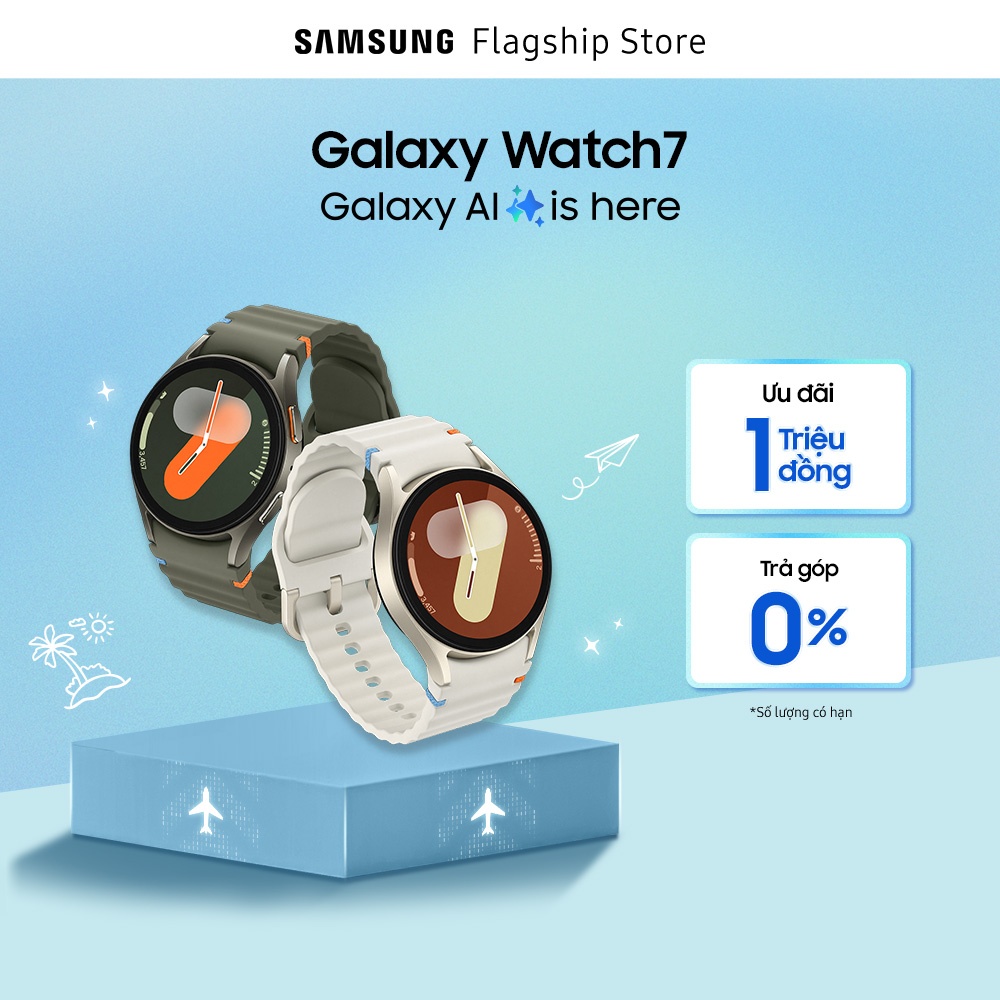 Đồng hồ thông minh Samsung Galaxy Watch7, Galaxy AI, 44mm