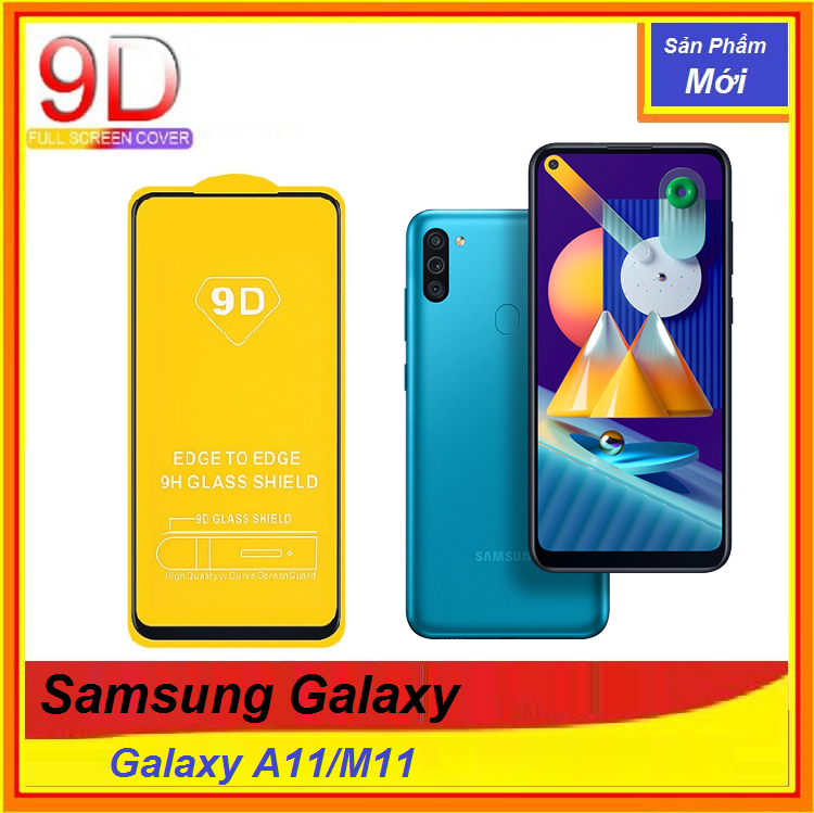 Kính cường lực SAMSUNG M11/ A11 Full màn hình Độ cứng 9H