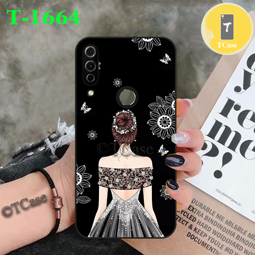 [HCM]Ốp lưng Vsmart Joy 3 dẻo đen in hình Cô gái