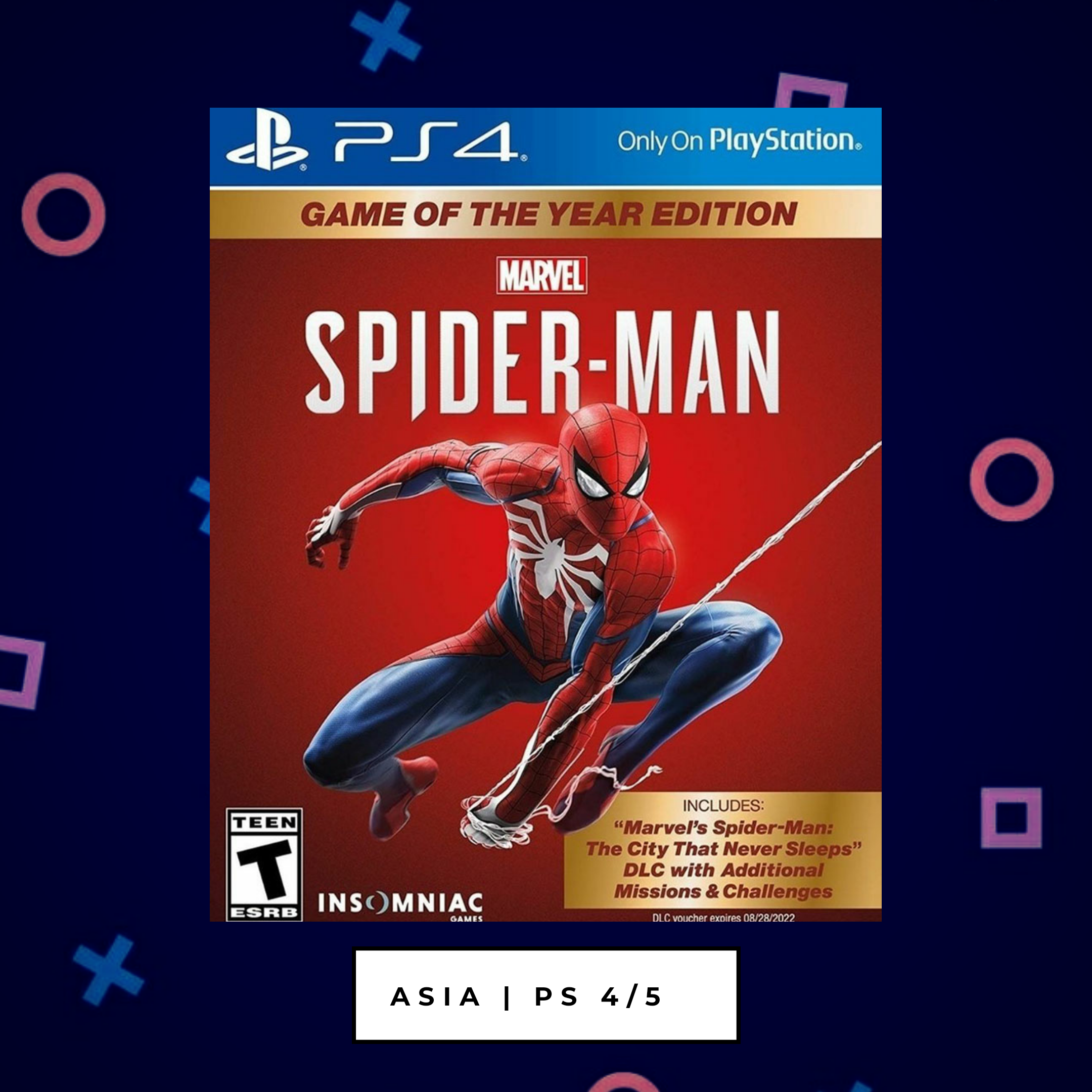 Đĩa game ps4 spider man asia 99% 2nd