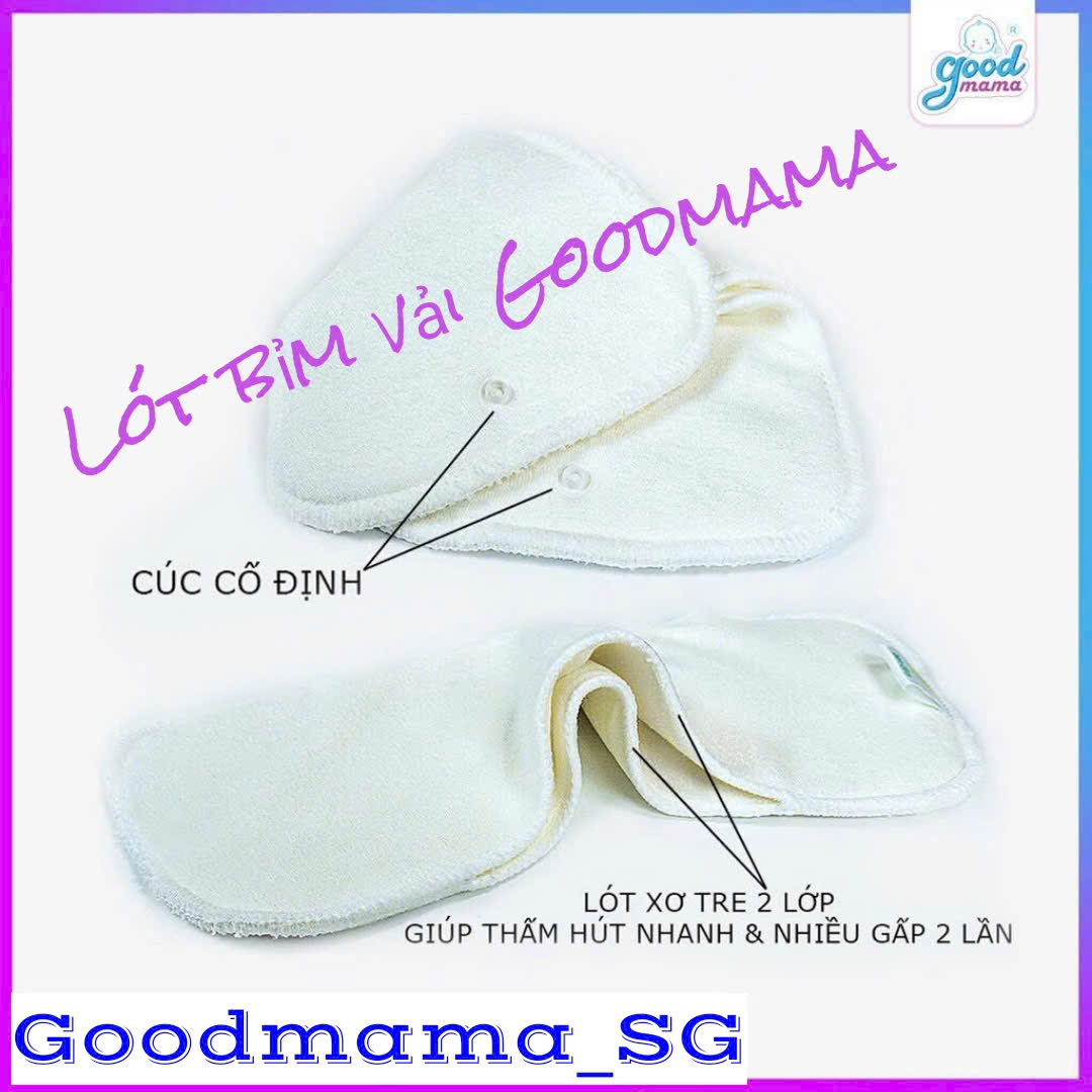 Goodmama Premium Cloth Diaper Pads Anti-Spill and Anti-Diaper Rash for Babies (Diaper Cover Not Included)