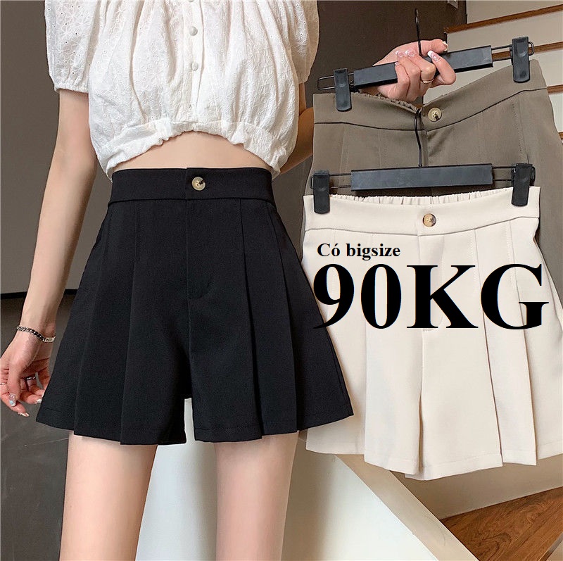 Quần Short ly Phồng, có bigsize 95KG, Vải tuyết mưa cao cấp