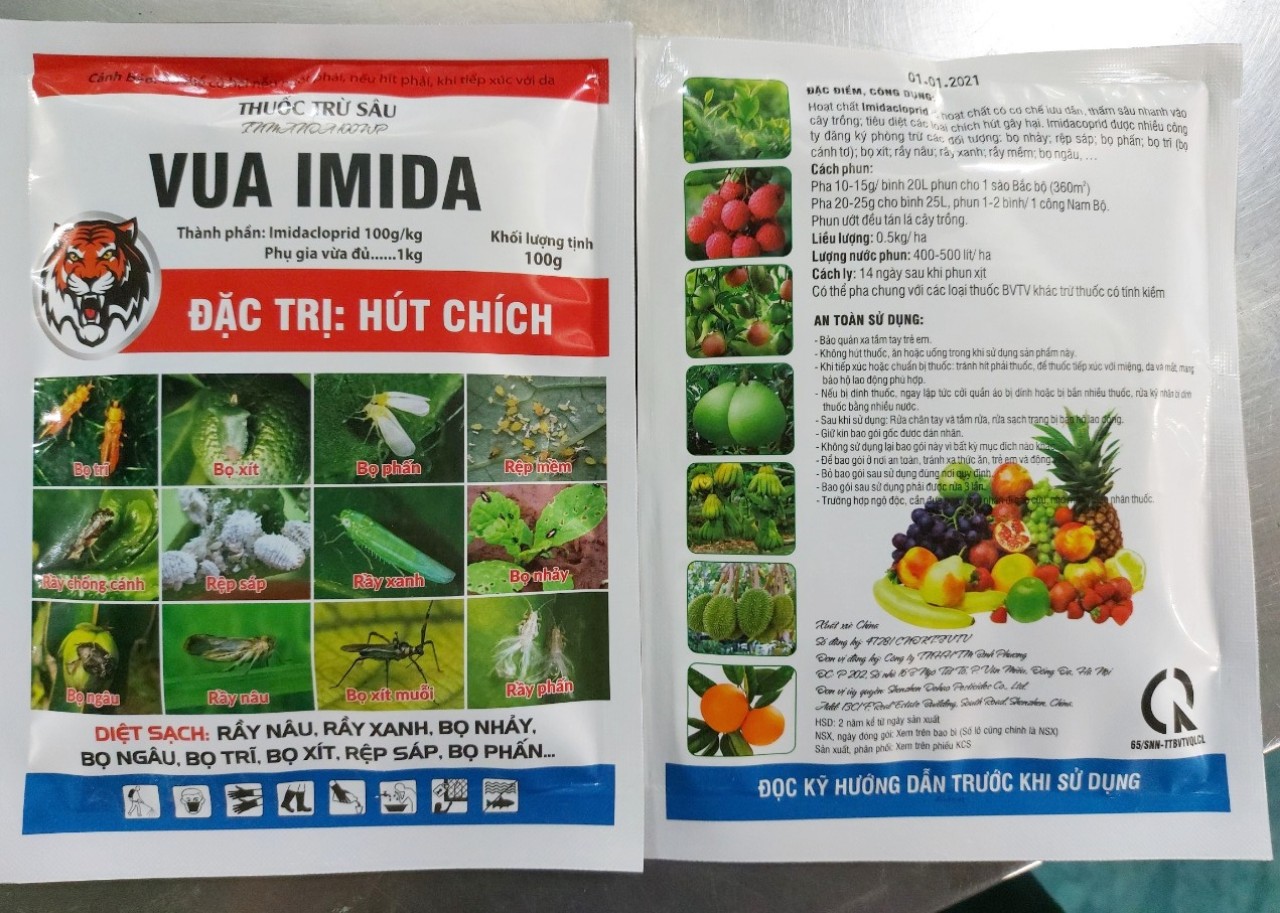 Inmanda 100wp 100gam - diệt rầy nâu bọ trĩ agrishop