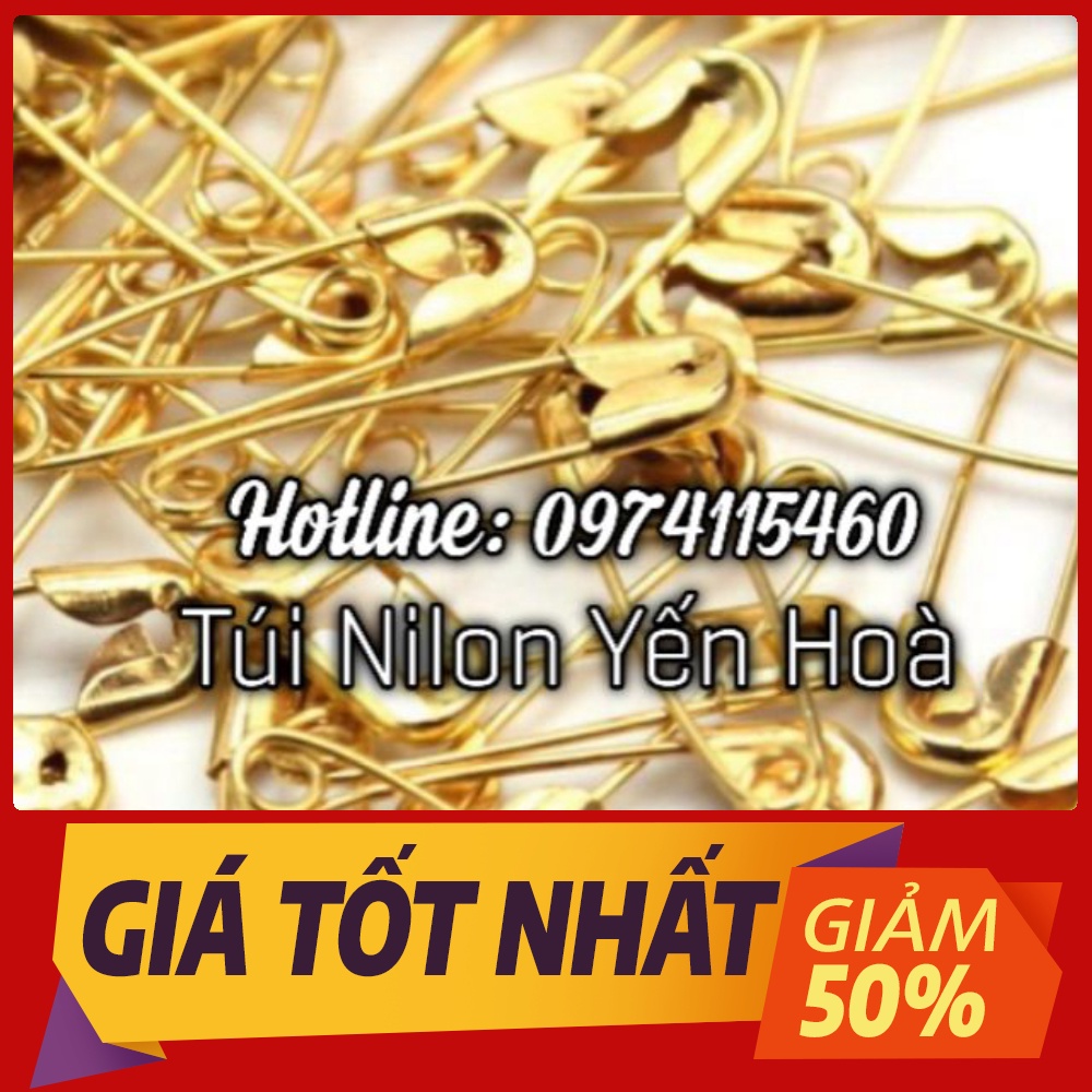 1000 kim tây nhỏ vàng/ kim băng nhỏ mạ vàng,ghim cài áo rẻ nhất thị trường phụ kiện quần áo