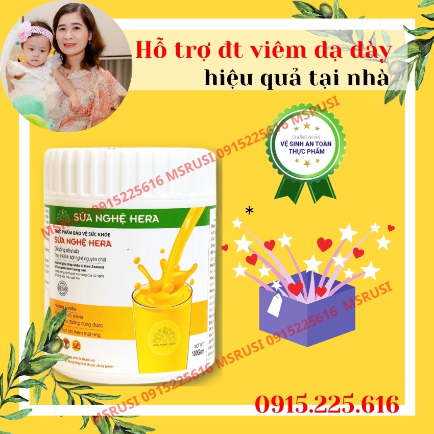 [HCM]SỮA NGHỆ HERA - HỖ TRỢ ĐIỀU TRỊ DẠ DÀY - TĂNG SỨC ĐỀ KHÁNG - BÙ NĂNG LƯỢNG [HỘP 100G] - MSRUSI
