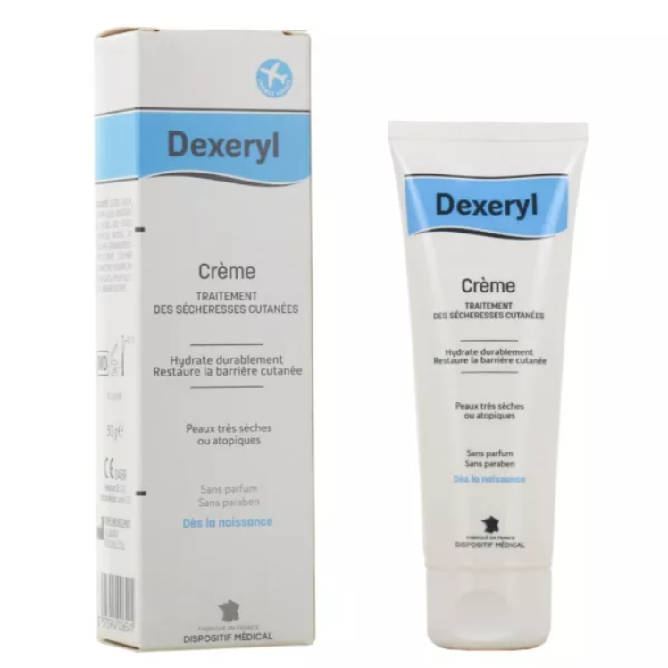 Dexeryl Anti-Eczema, Anti-Chapping Skin Cream - France 50g