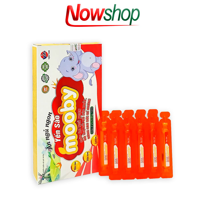 Yến Sào Mooby siro bồi bổ cho bé giúp trẻ em ăn ngủ ngon hỗ trợ tiêu hóa tăng cường sức khỏe nâng cao sức đề kháng