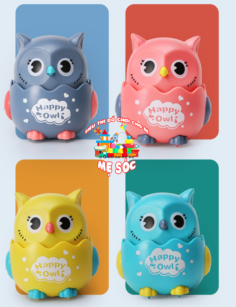 [CÓ VIDEO]ĐỒ CHƠI CHIM CÚ MÈO, ỐC SÊN ĐÁNG YÊU CHẠY CÓT VUI NHỘN CHO BÉ...