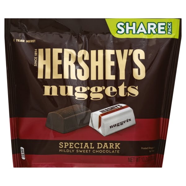 [HCM]Socola HERSHEYS Vuông Hơi Đắng Nhỏ 289g- HERSHEYS Special Dark Mildly Sweet Chocolate Nuggets SHARE Pack 289g
