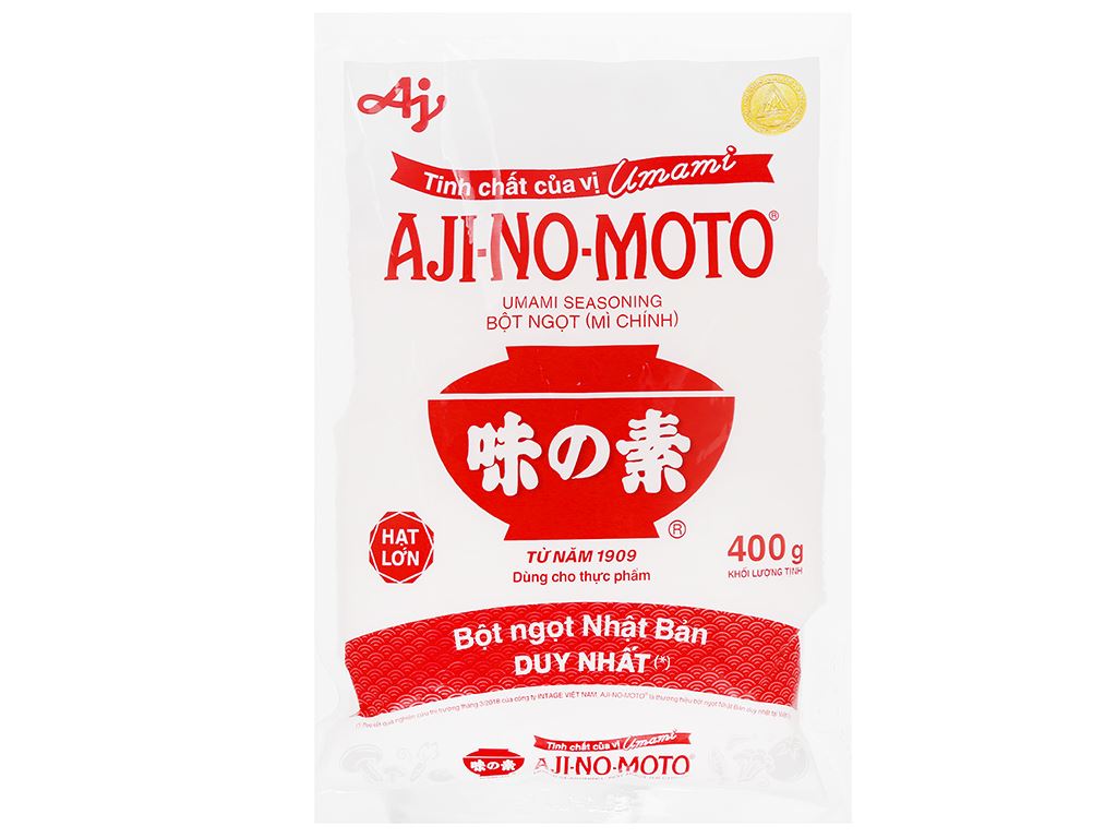 Bột ngọt hạt lớn Ajinomoto gói 400g