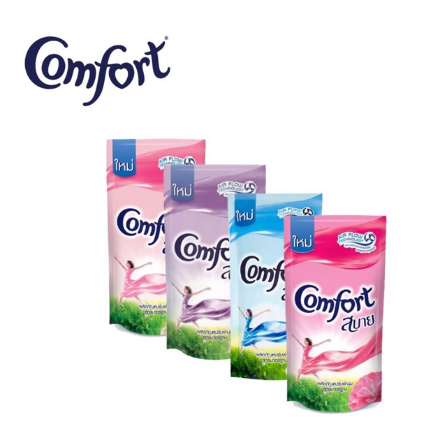 Combo 8 gói Nước xả vải Comfort Thái 580ml sale Tết