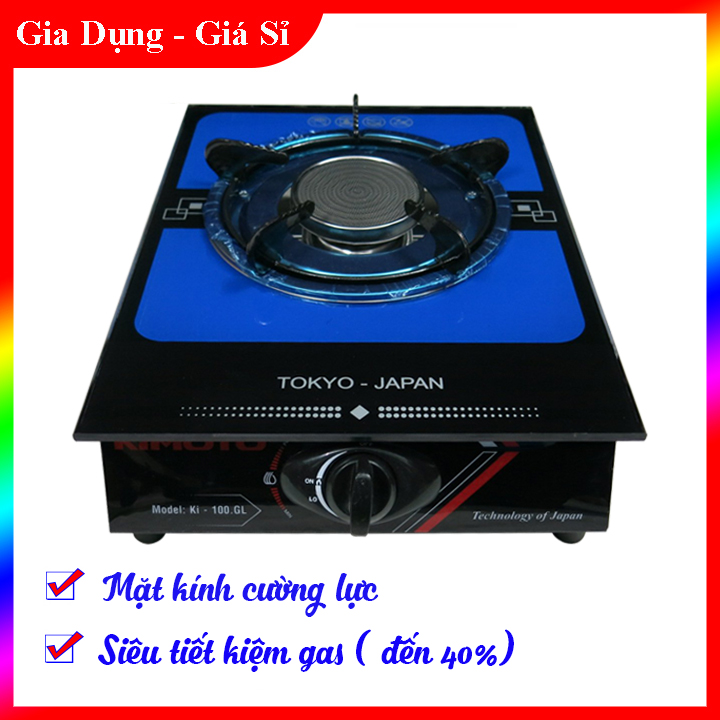 Bếp gas đơn kính hồng ngoại bluegas bg-300gl-hn siêu tiết kiệm gas bảo hành chính hãng 12 tháng