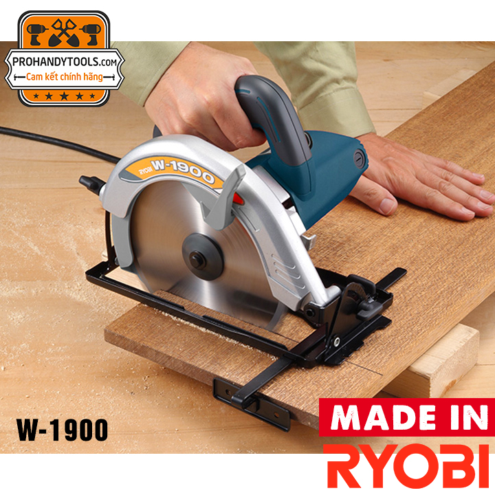 Máy cưa đĩa cầm tay ryobi w-1900 1050w-190mm